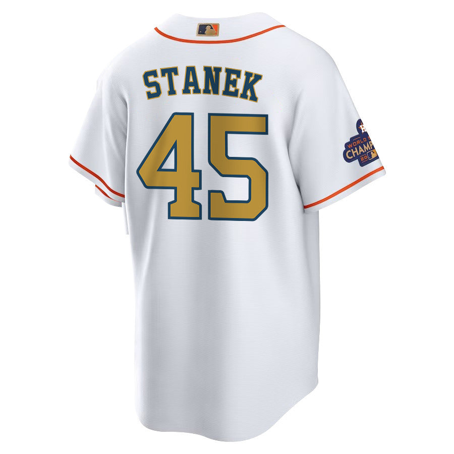 Ryne Stanek 45 Houston Astros 2023 Men Jersey - White/Gold