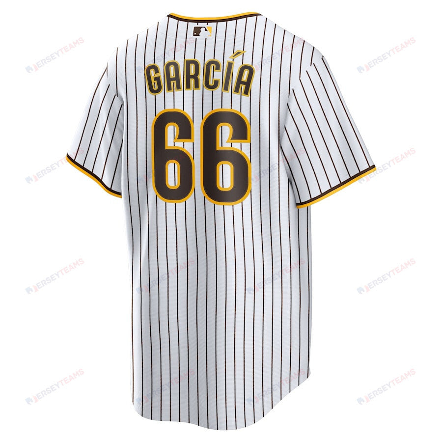 Luis García 66 San Diego Padres Home Men Jersey - White