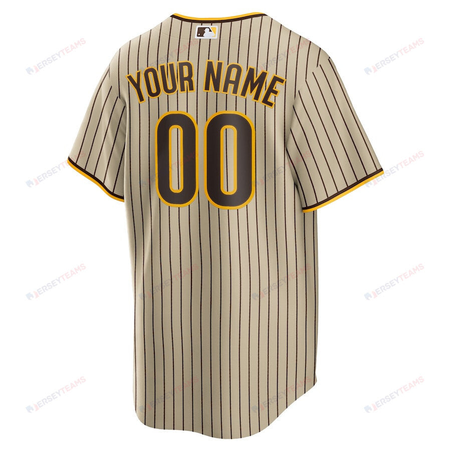 San Diego Padres Custom Alternate Men Jersey - Tan