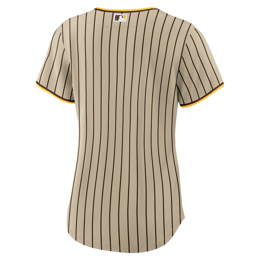 San Diego Padres Alternate Women Jersey - Tan