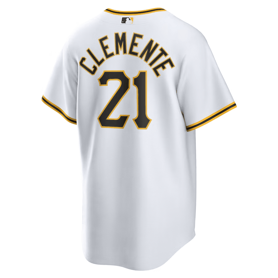 Roberto Clemente 21 Pittsburgh Pirates Home Men Jersey - White