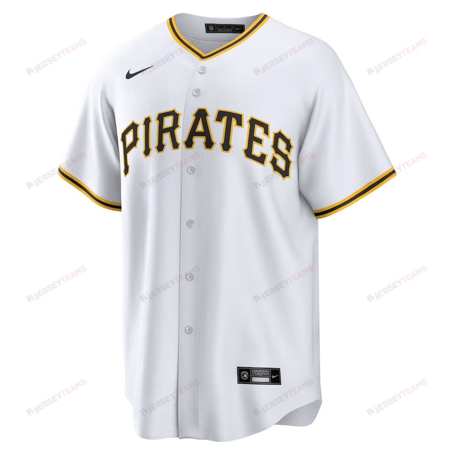Jarlín García 66 Pittsburgh Pirates Home Men Jersey - White