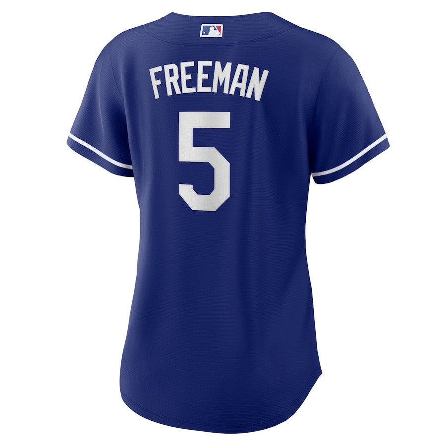 Freddie Freeman 5 Los Angeles Dodgers Alternate Women Jersey - Royal