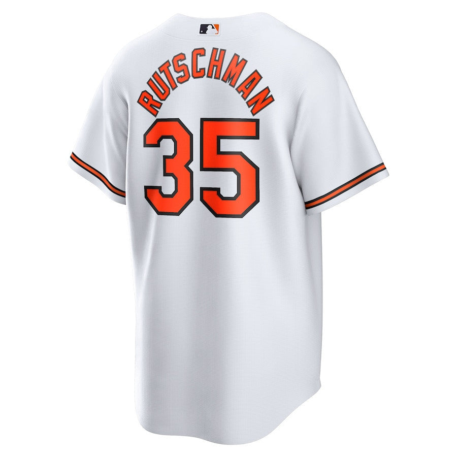 Adley Rutschman 35 Baltimore Orioles Home Men Jersey - White