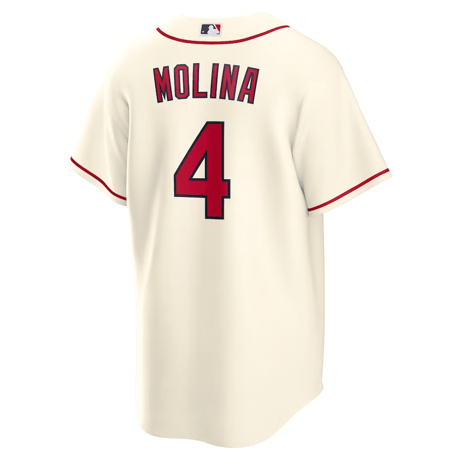 Yadier Molina 4 St. Louis Cardinals Alternate Men Jersey - Cream