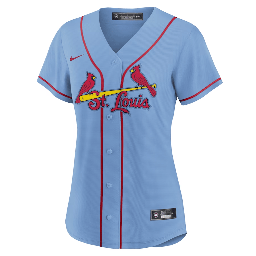 Paul Goldschmidt 46 St. Louis Cardinals Women Alternate Jersey - Light Blue