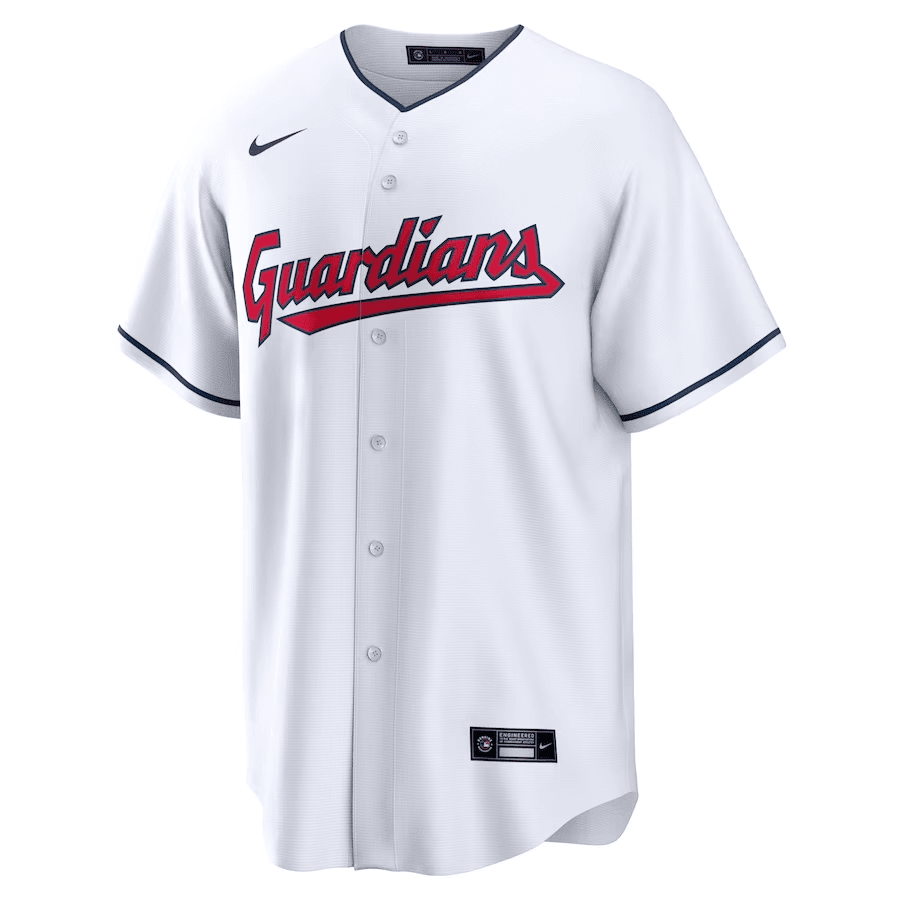 Cleveland Guardians Home Men Jersey - White