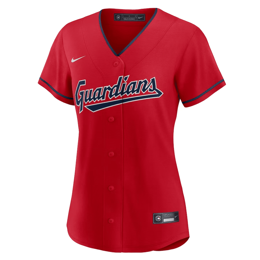 José Ramírez 11 Cleveland Guardians Women Alternate Jersey - Red