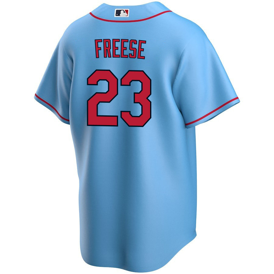 David Freese 23 St. Louis Cardinals Alternate Jersey - Men Light Blue