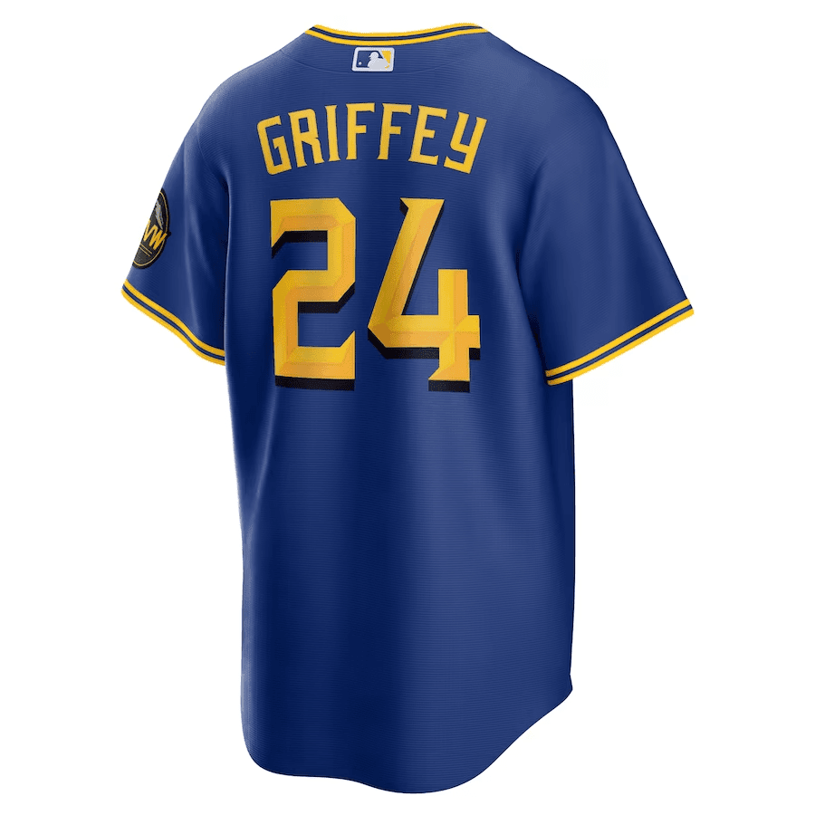 Ken Griffey Jr. 24 Seattle Mariners 2023 City Connect Game Jersey - Royal