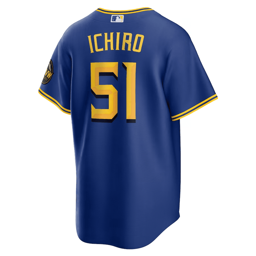 Ichiro Suzuki 51 Seattle Mariners 2023 City Connect Game Jersey - Royal