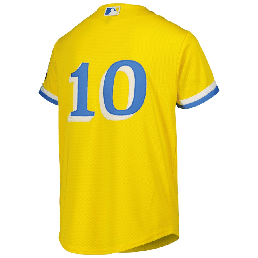 Trevor Story 10 Boston Red Sox Youth City Connect Jersey - Gold
