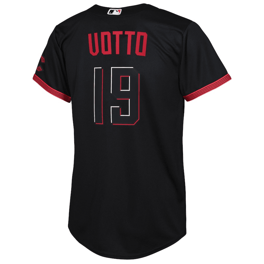 Ken Griffey Jr. 30 Cincinnati Reds Youth 2023 City Connect Jersey - Black