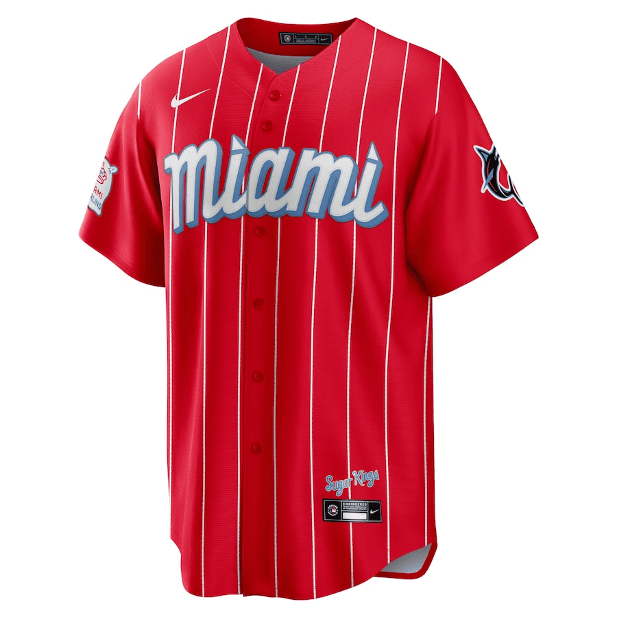 Brian Anderson 15 Miami Marlins City Connect Team Men Jersey - Red