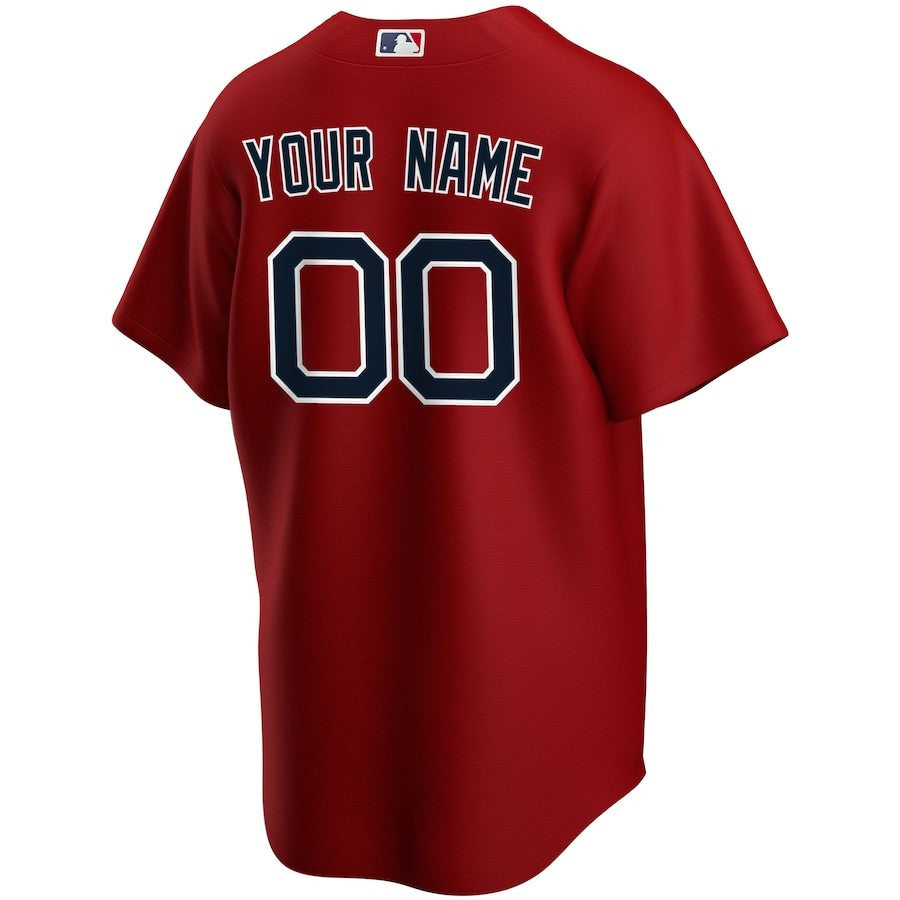 Boston Red Sox Alternate Custom Men Jersey - Red