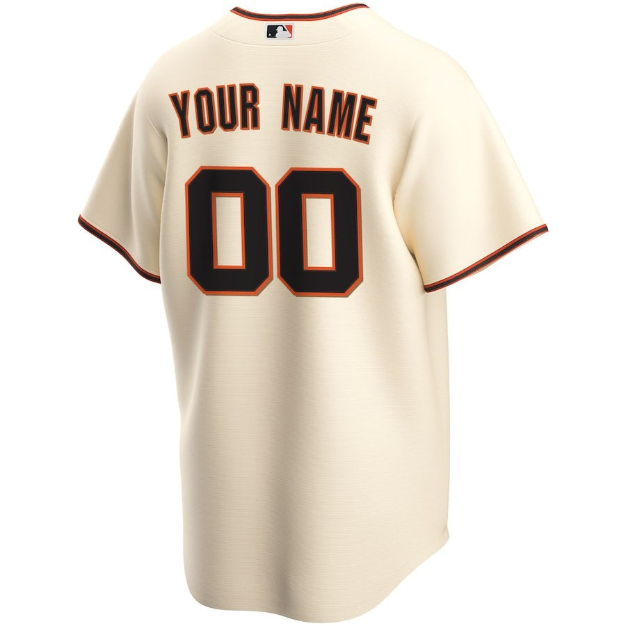 San Francisco Giants Home Custom Men Jersey - Cream