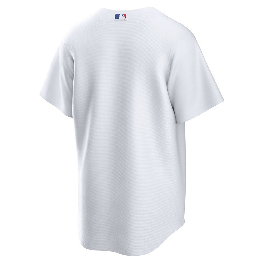 Los Angeles Dodgers Home Blank Men Jersey - White