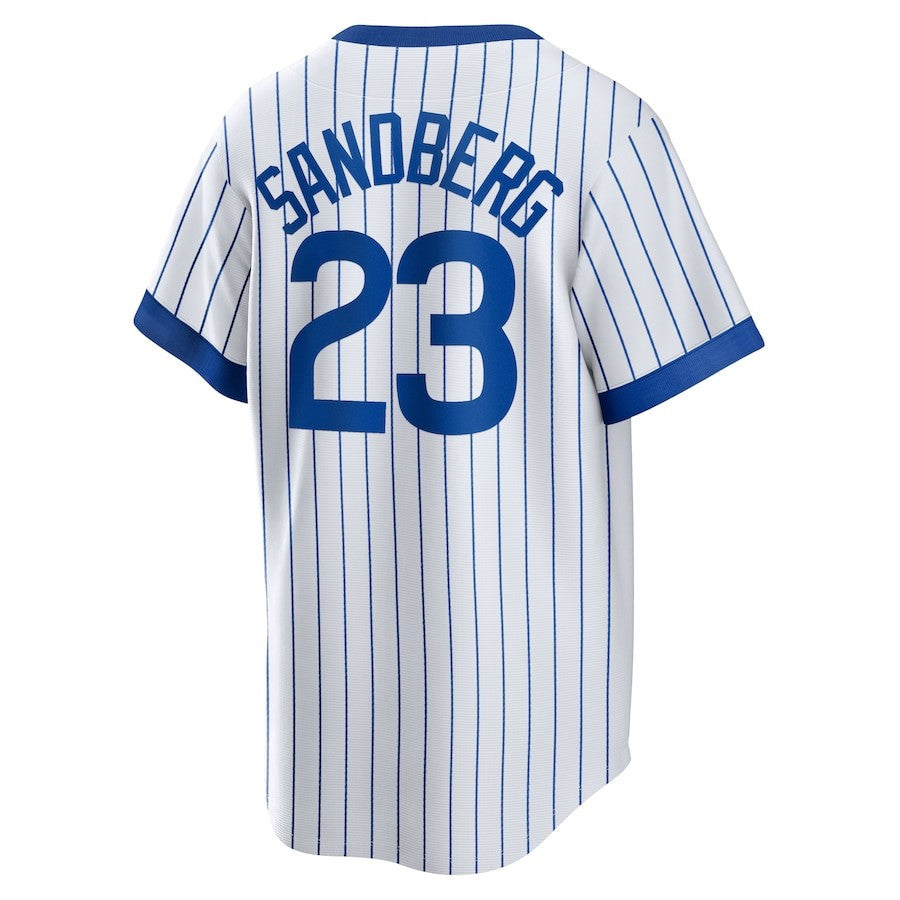 Ryne Sandberg 23 Chicago Cubs Home Cooperstown Collection Player Jersey - White