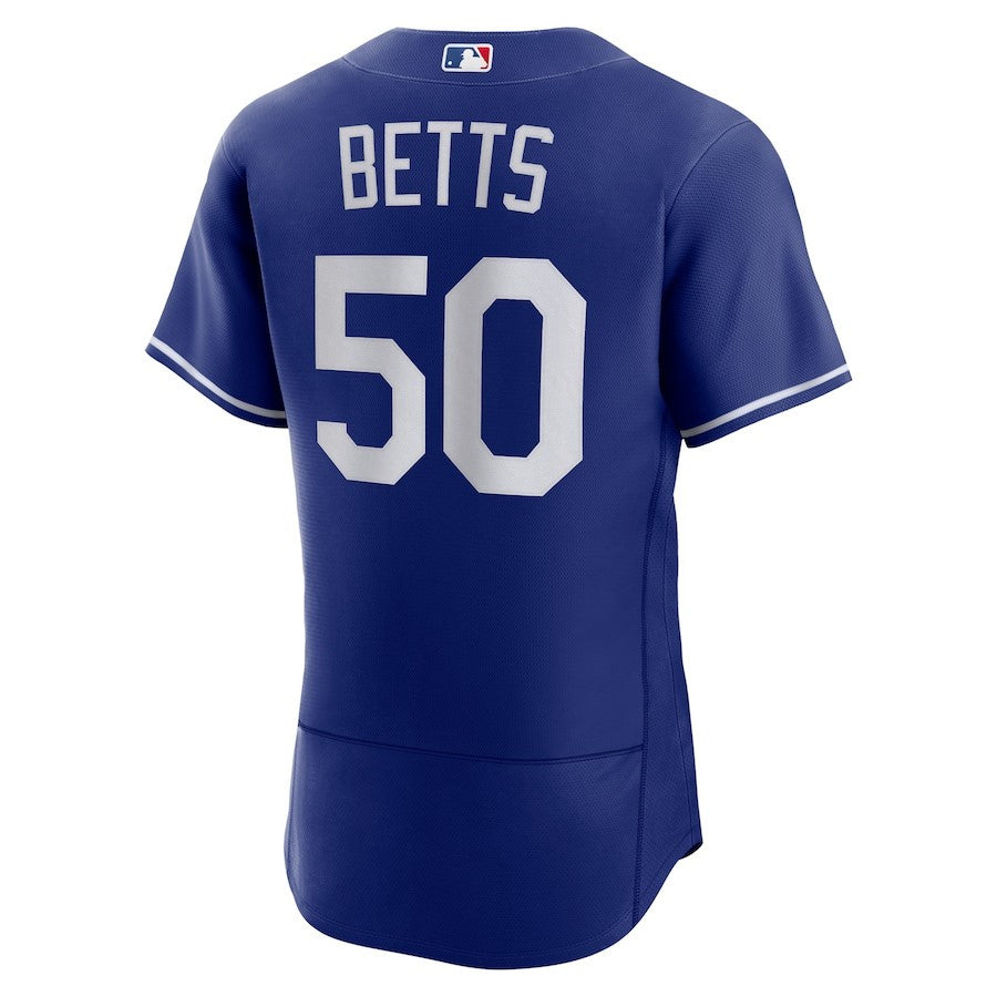Mookie Betts 50 Los Angeles Dodgers Alternate Player Elite Jersey - Navy
