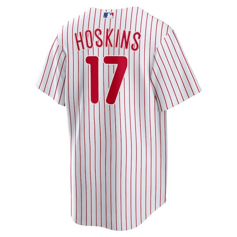 Rhys Hoskins 17 Philadelphia Phillies Home Player Name Jersey - White