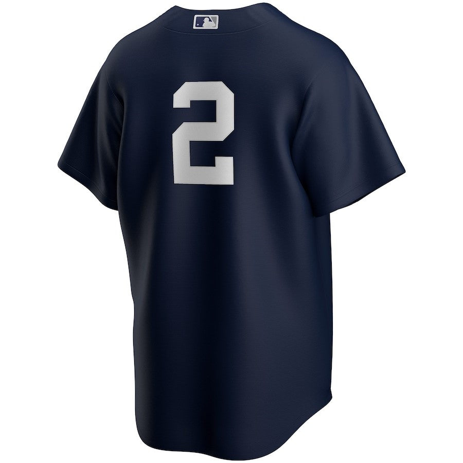 Derek Jeter 2 New York Yankees Alternate Player Jersey - Navy