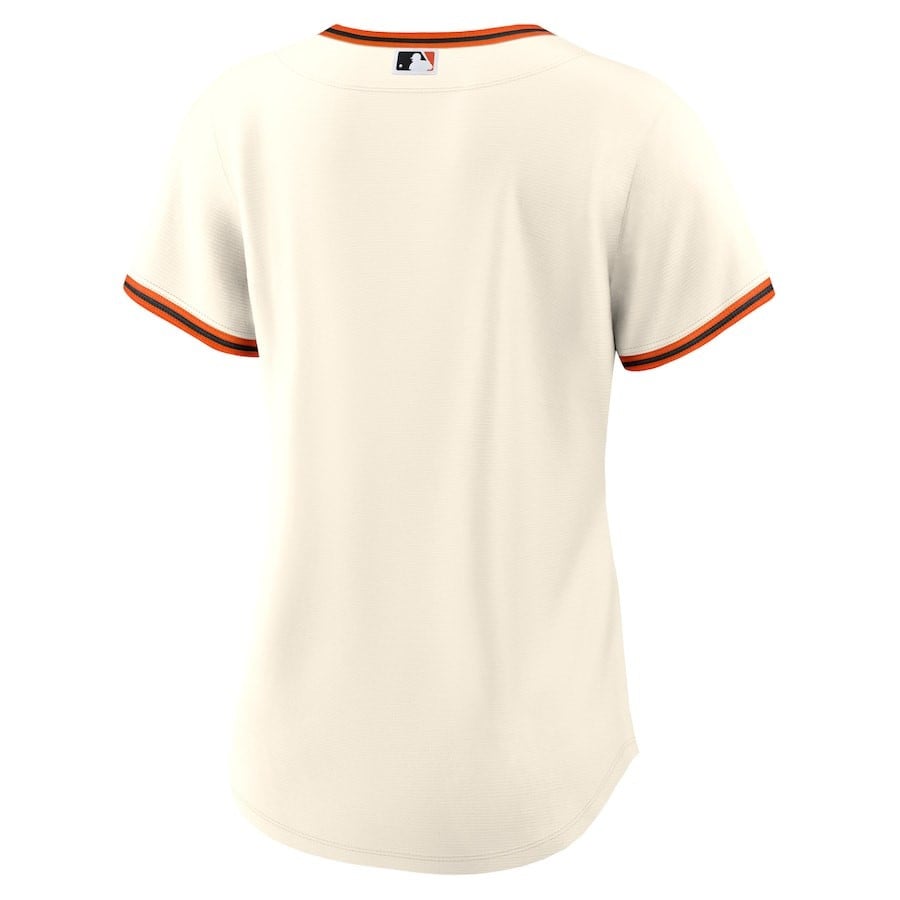 San Francisco Giants Women's Home Blank Jersey - Cream