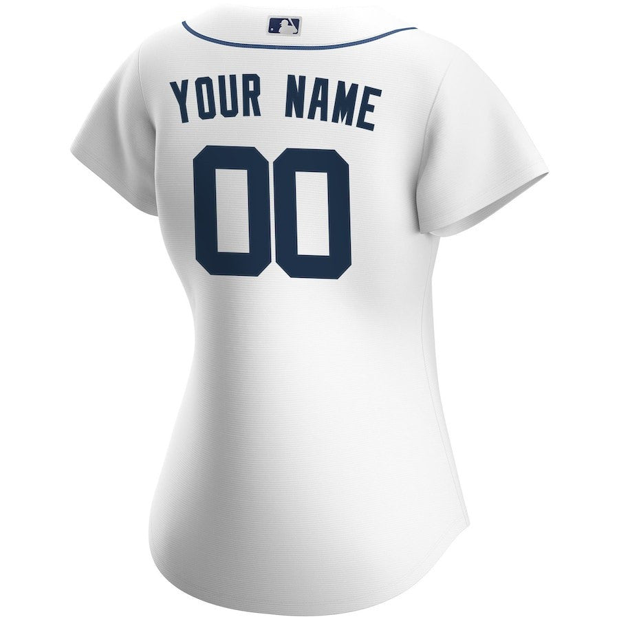 Detroit Tigers Women's Home Custom Jersey - White