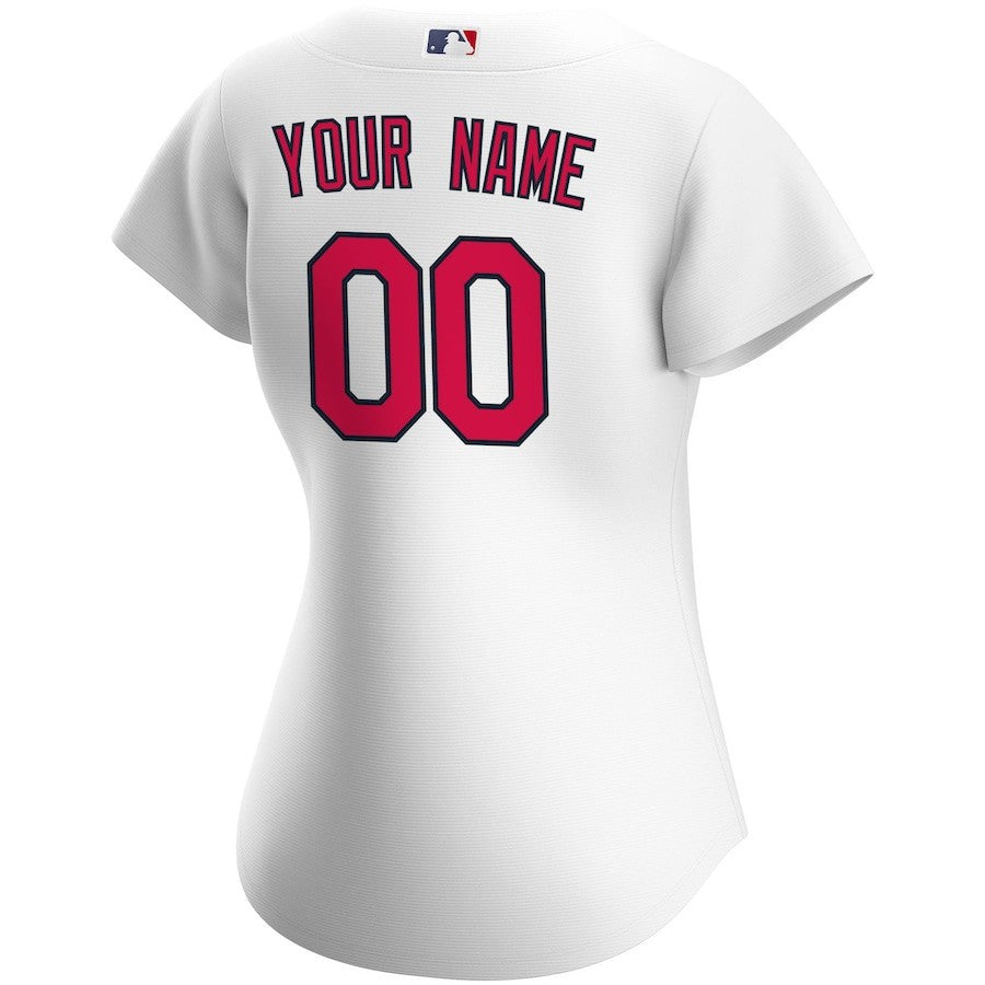 St. Louis Cardinals Women's Home Custom Jersey - White