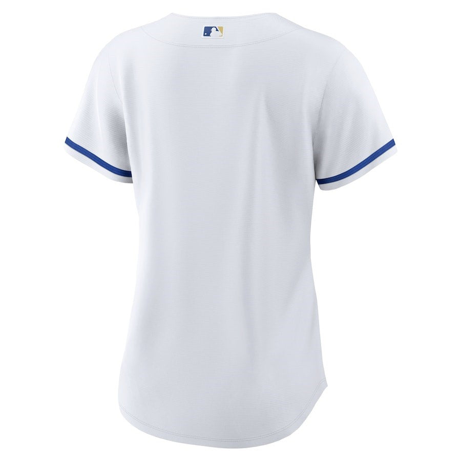 Kansas City Royals Women's Home Team Logo Jersey - White
