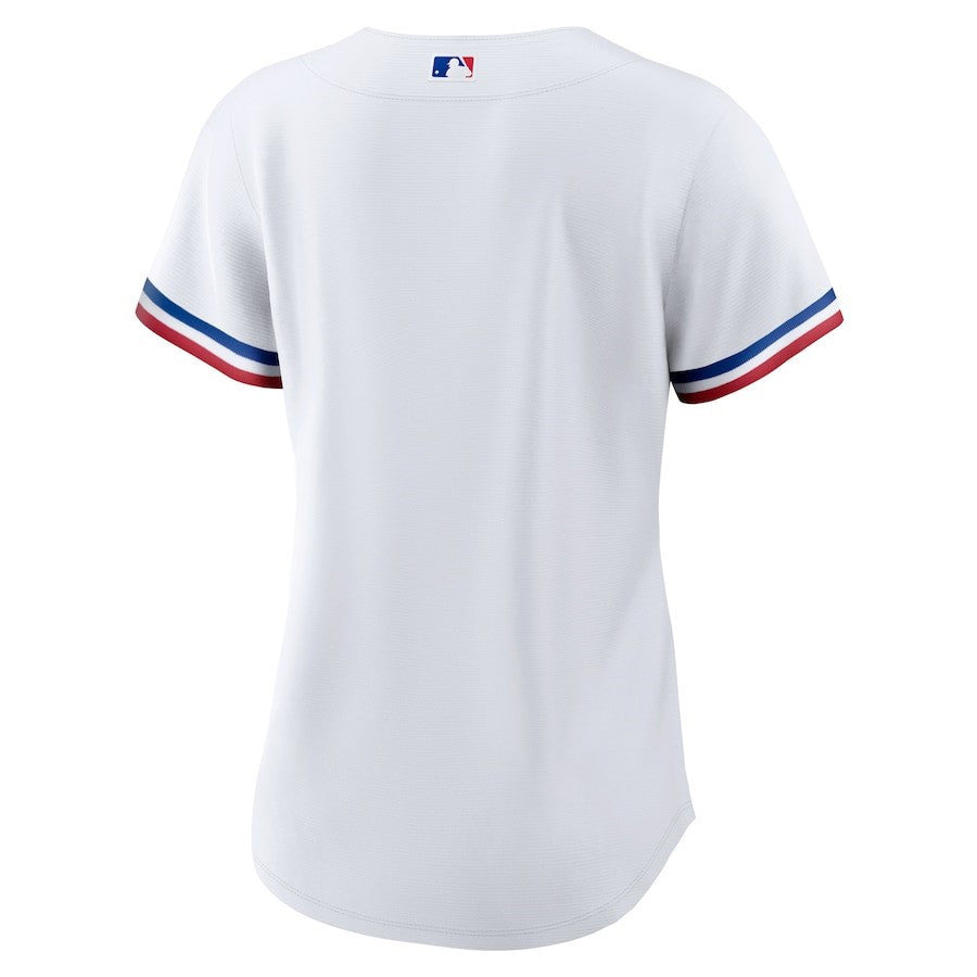 Texas Rangers Women's Home Blank Jersey - White