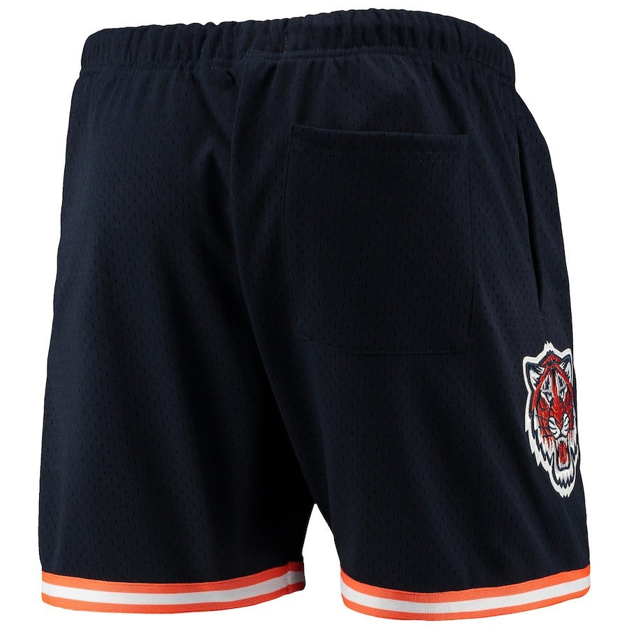 Detroit Tigers Team Logo Mesh Shorts - Navy, Men