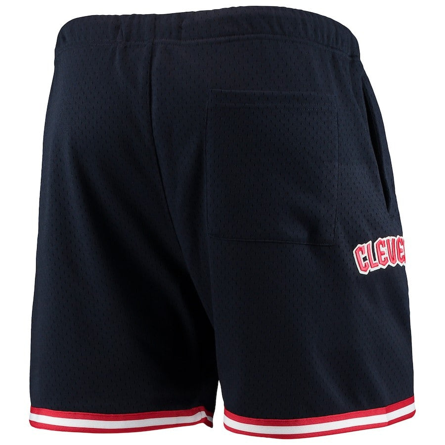 Cleveland Guardians Team Logo Mesh Shorts - Navy, Men