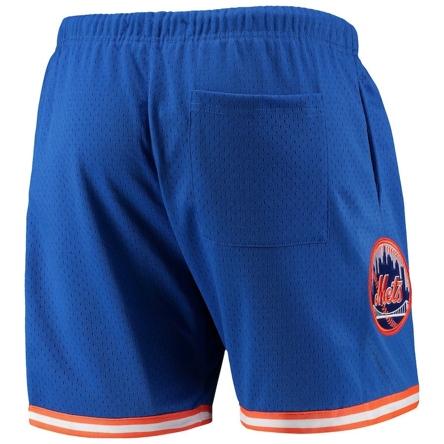 New York Mets Team Logo Mesh Shorts - Royal, Men