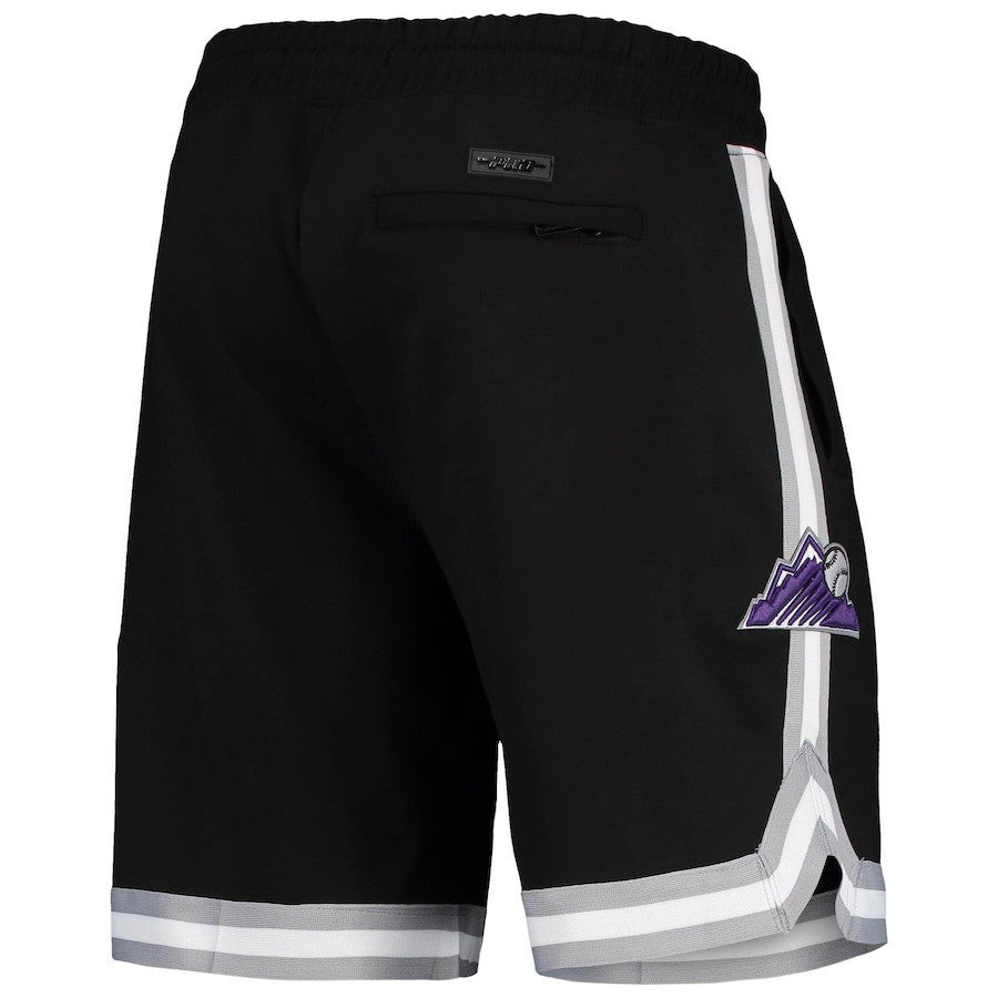 Colorado Rockies Team Logo Shorts - Black, Men