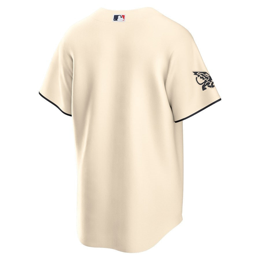 Nolan Ryan 34 Texas Rangers 2023 City Connect Game Jersey - Cream