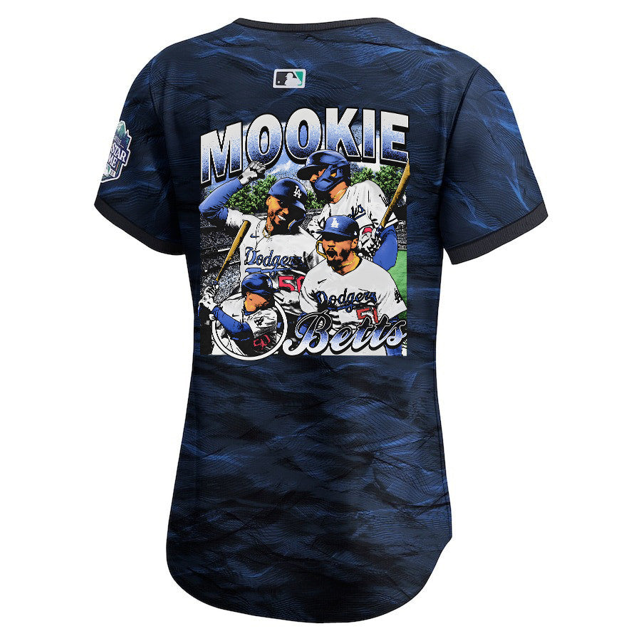 Mookie Betts 50 Los Angeles Dodgers Stadium 2023 All-Star Game Limited Player Women Jersey - Royal