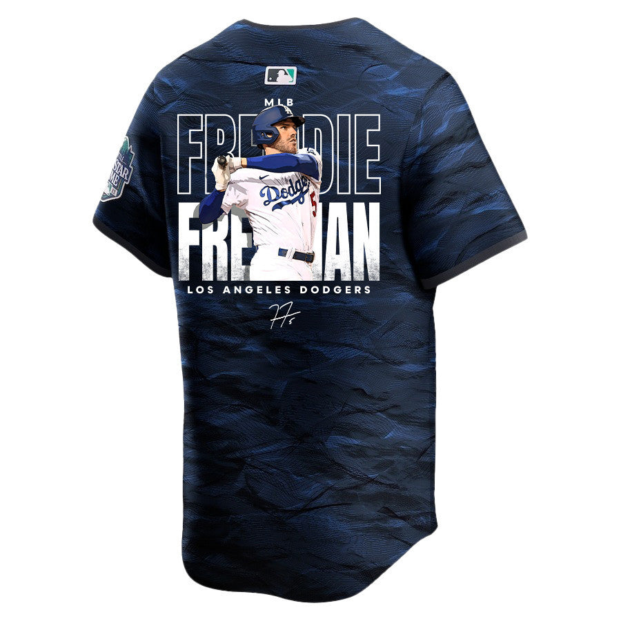 Freddie Freeman 5 Los Angeles Dodgers Signed Home Run 2023 All-Star Game Limited Player Men Jersey - Royal