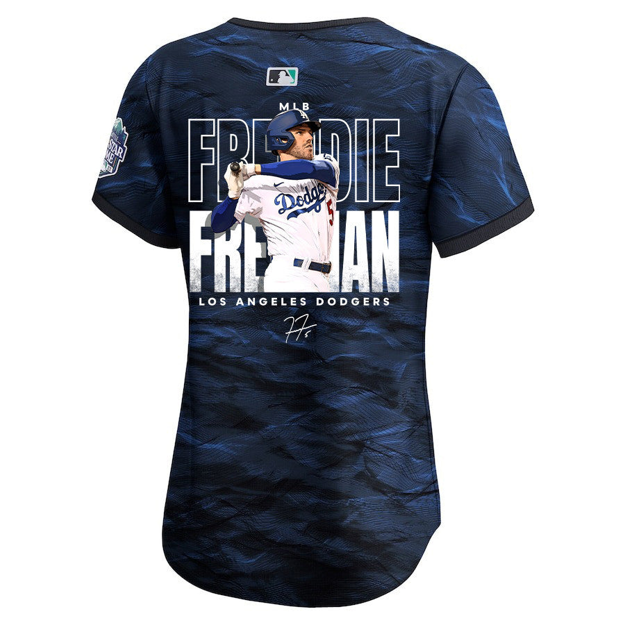 Freddie Freeman 5 Los Angeles Dodgers Signed Home Run 2023 All-Star Game Limited Player Women Jersey - Royal