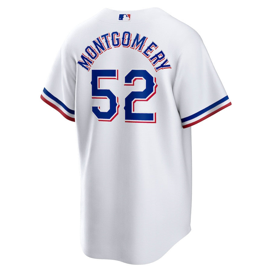 Jordan Montgomery 52 Texas Rangers Home Men Jersey - White