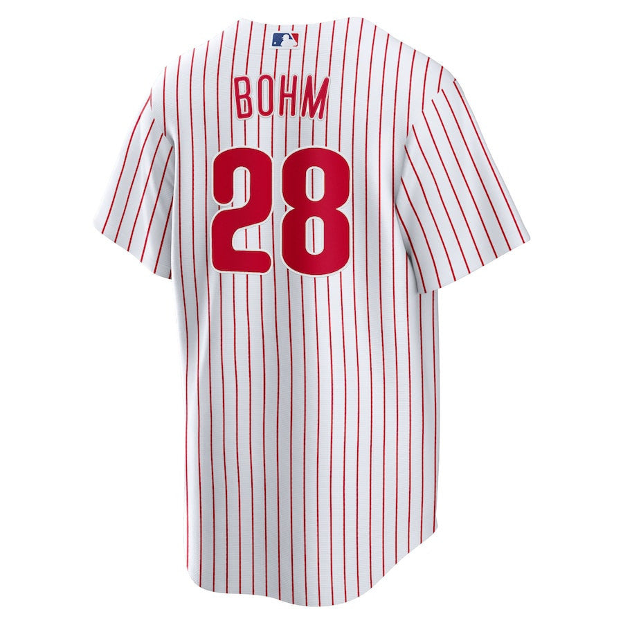 Alec Bohm 28 Philadelphia Phillies Men Jersey - White