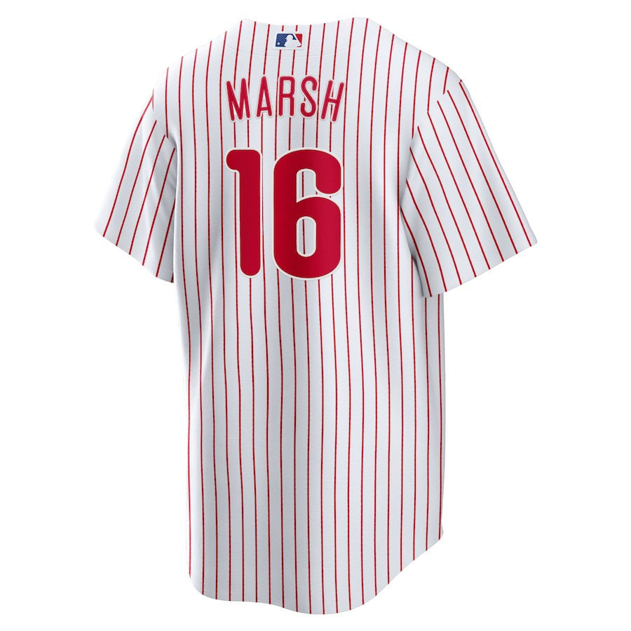 Brandon Marsh 16 Philadelphia Phillies Men Jersey - White