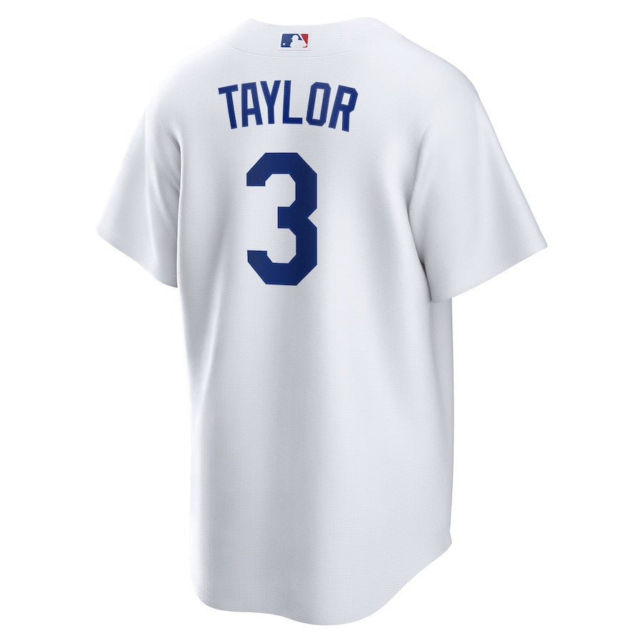 Chris Taylor 3 Los Angeles Dodgers Men Jersey - White
