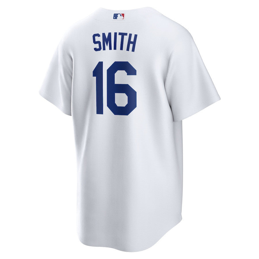Will Smith 16 Los Angeles Dodgers Home Men Jersey - White