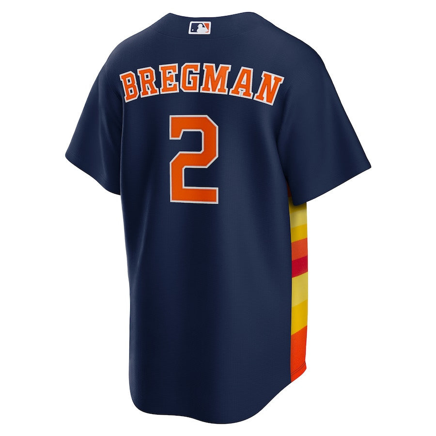 Alex Bregman 2 Houston Astros Alternate Men Jersey - Navy