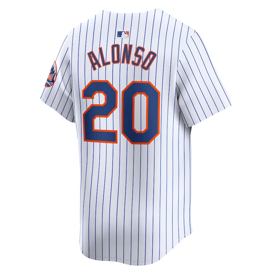 Pete Alonso 20 New York Mets Home Limited Player Men Jersey - White