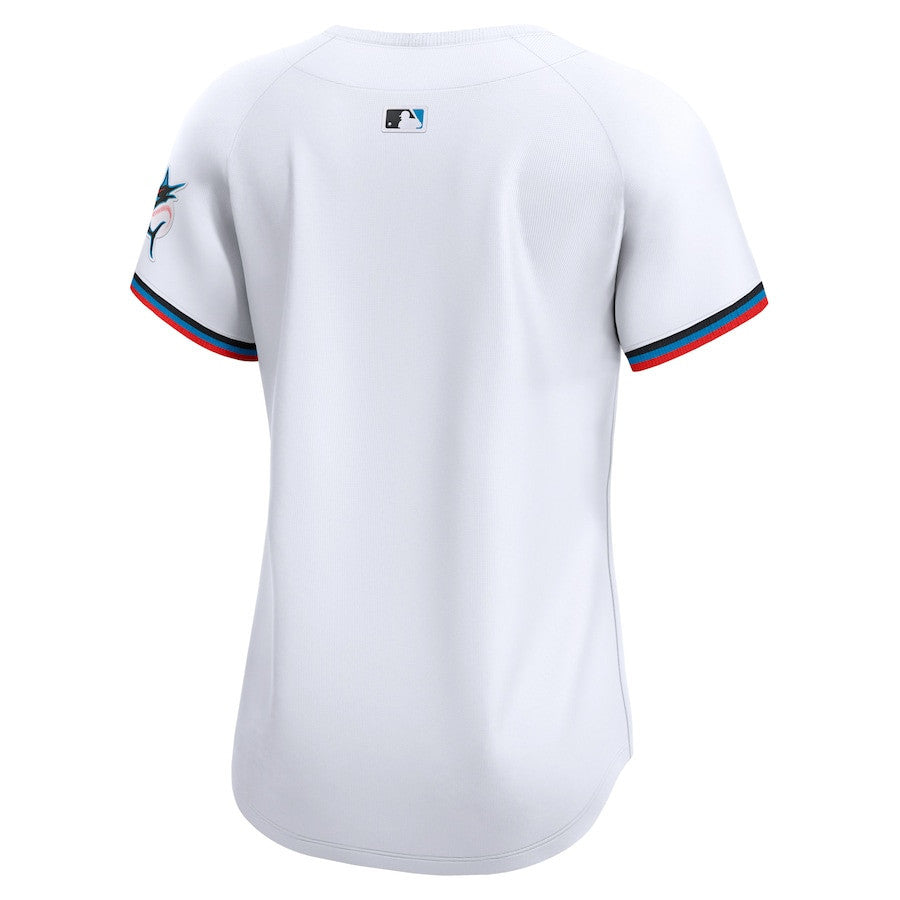 Miami Marlins Women's Home Limited Jersey - White