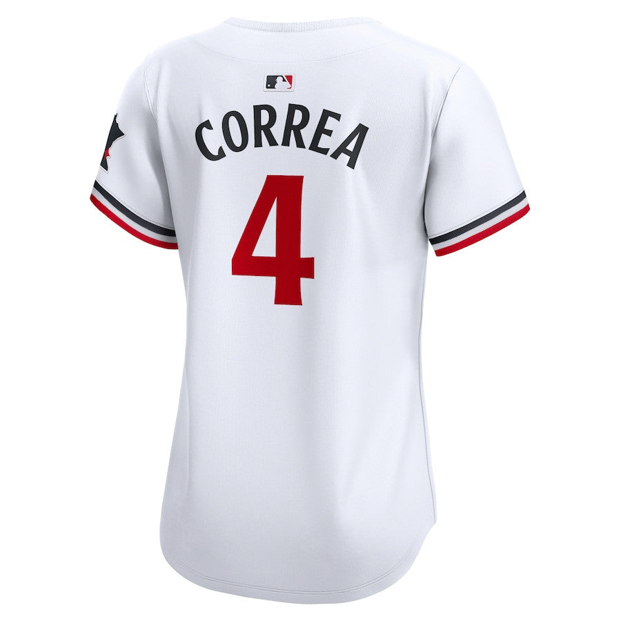 Carlos Correa 4 Minnesota Twins Women Home Limited Player Jersey - White