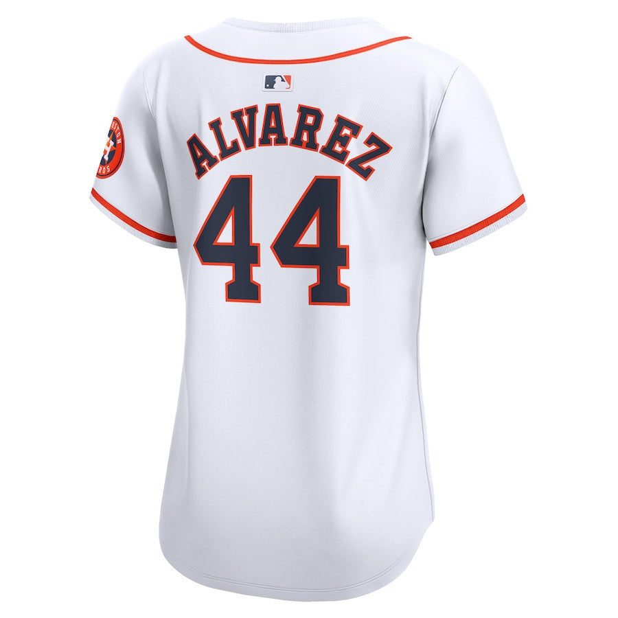 Yordan Alvarez 44 Houston Astros Women Home Limited Player Jersey - White