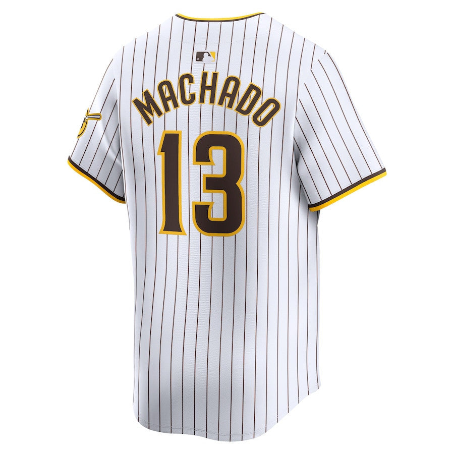 Manny Machado 13 San Diego Padres Home Limited Men Jersey - White