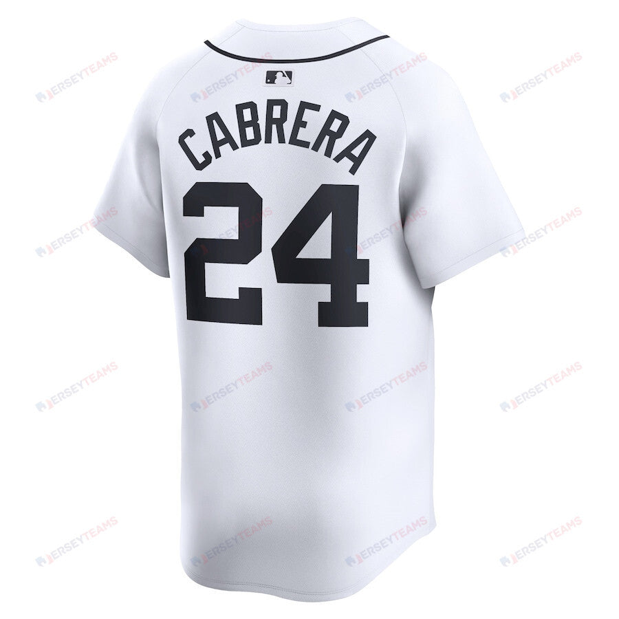 Miguel Cabrera 24 Detroit Tigers Home Limited Player Men Jersey - White